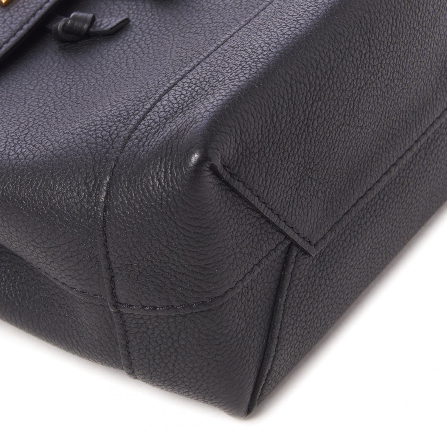Louis Vuitton Calfskin Lockme Mini Backpack Black 5 of 9