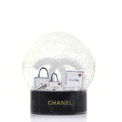 Chanel Glass CC Shopping Bag Snow Globe 2 of 5