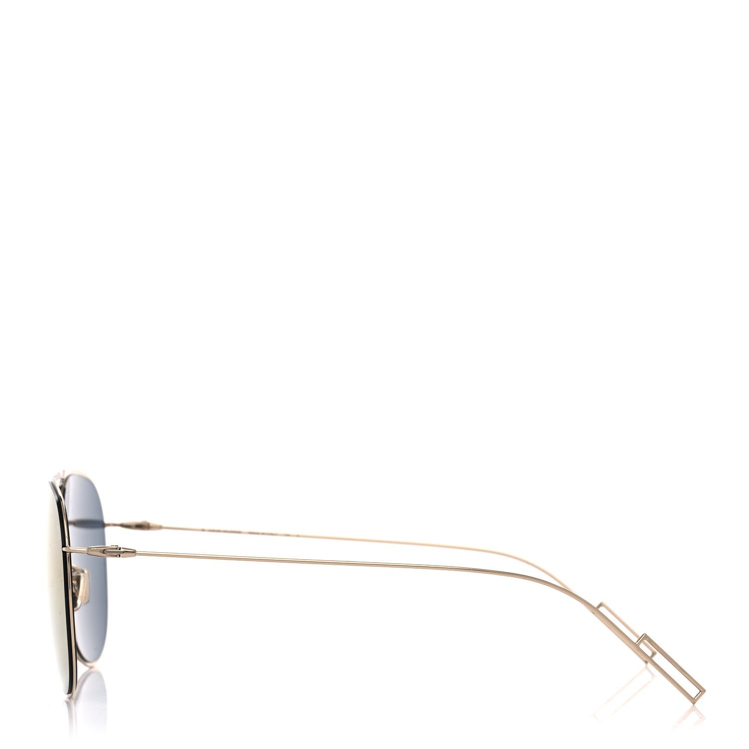 Christian Dior Homme Mens Aviator Sunglasses Gold 3 of 10