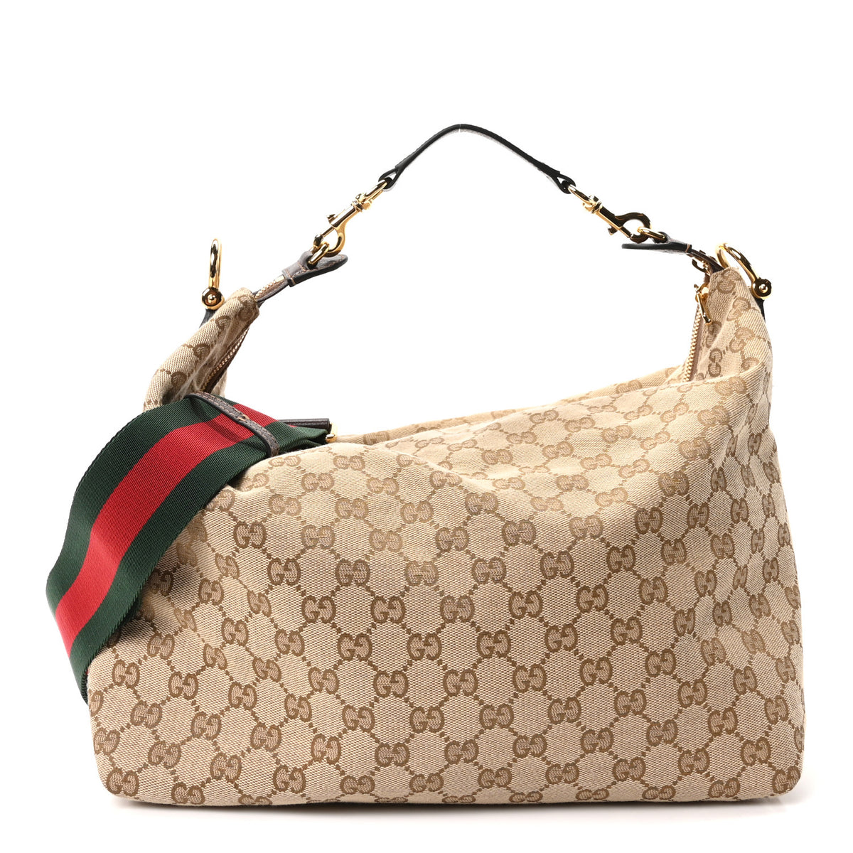 Gucci GG Monogram Brera Medium Crossbody Sand Brown 1 of 10