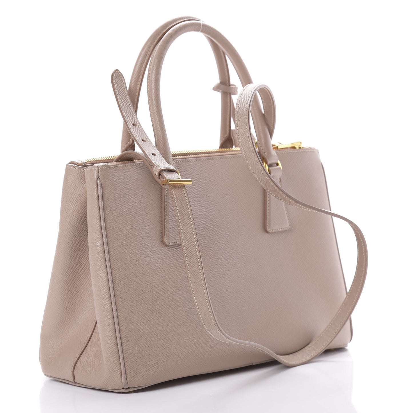 Saffiano Small Galleria Double Zip Tote Cammeo