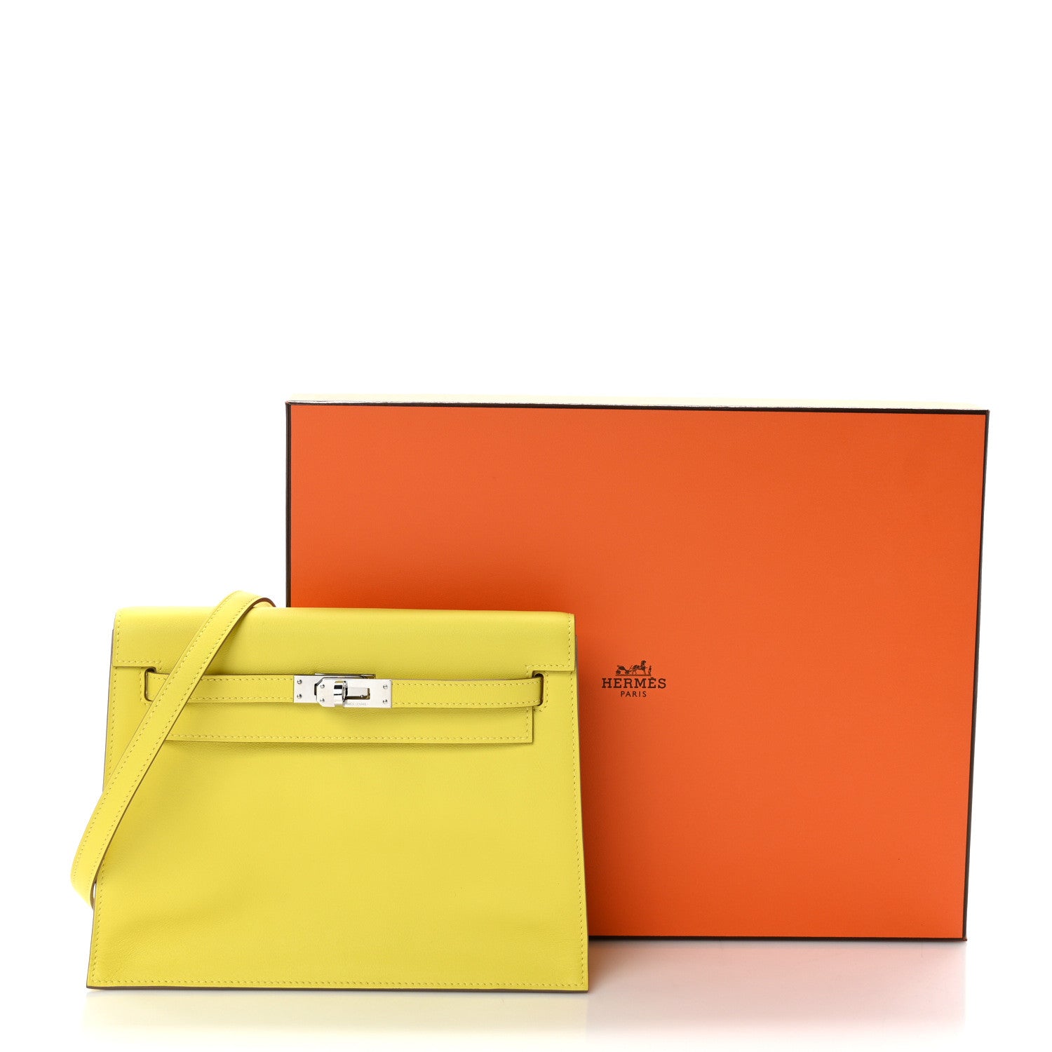 Hermes Swift Kelly Danse II Belt Bag Lime 3 of 9