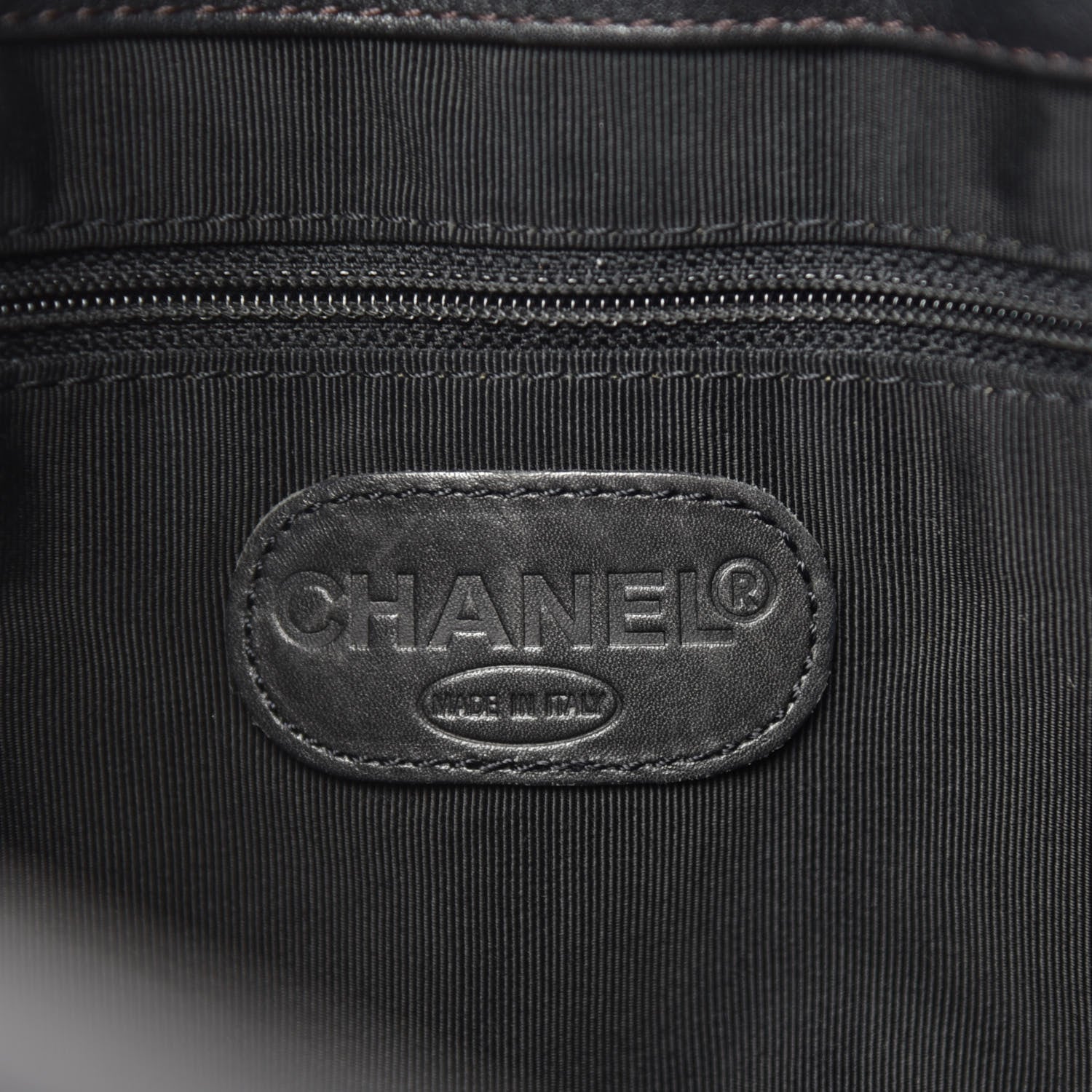 Chanel Calfskin CC Shoulder Bag Black 8 of 10