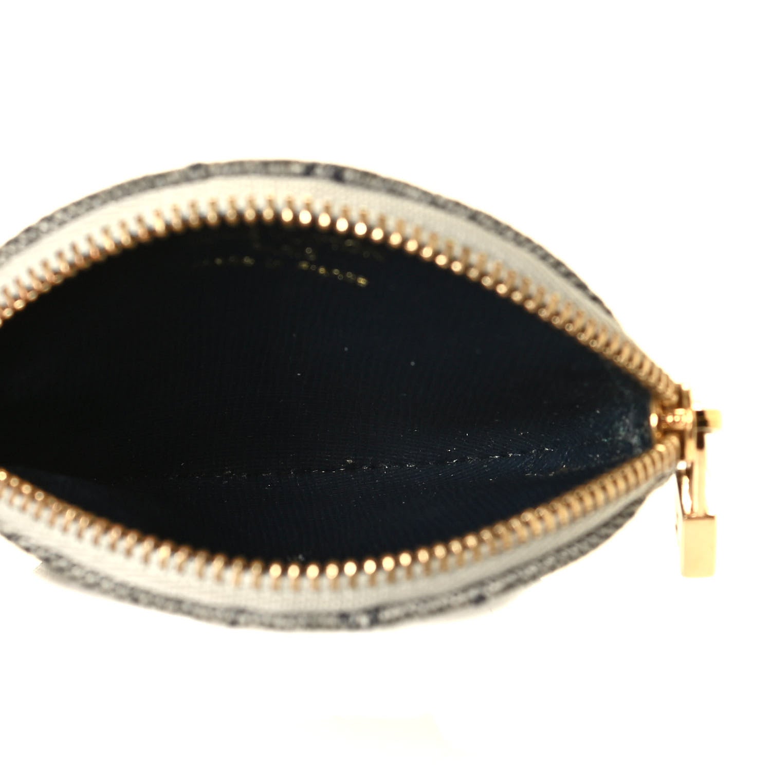 Louis Vuitton Mini Lin Croisette Round Coin Purse Blue 4 of 7