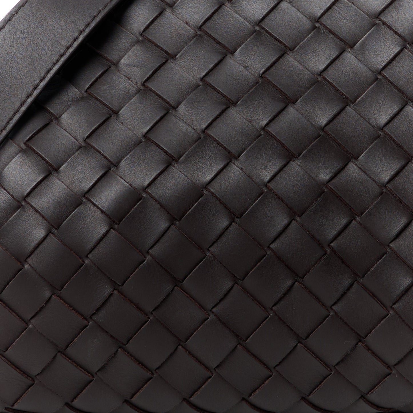 Nappa Intrecciato Pouch Shoulder Bag Brown