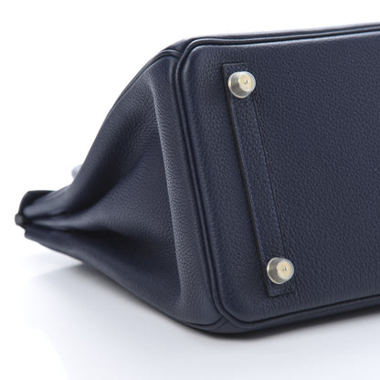 Hermes Togo Birkin 30 Bleu Nuit 10 of 12