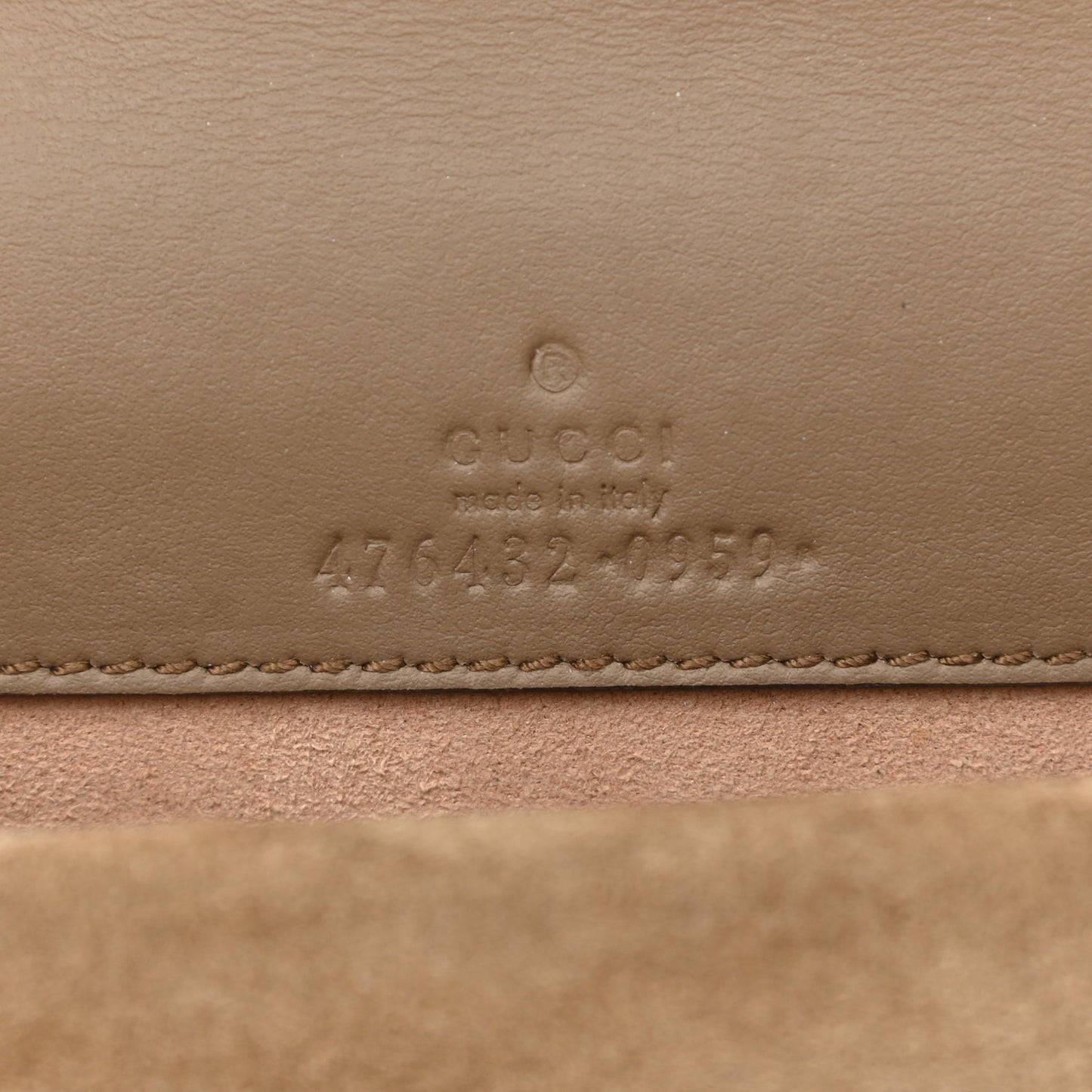 GG Supreme Monogram Super Mini Dionysus Shoulder Bag Taupe