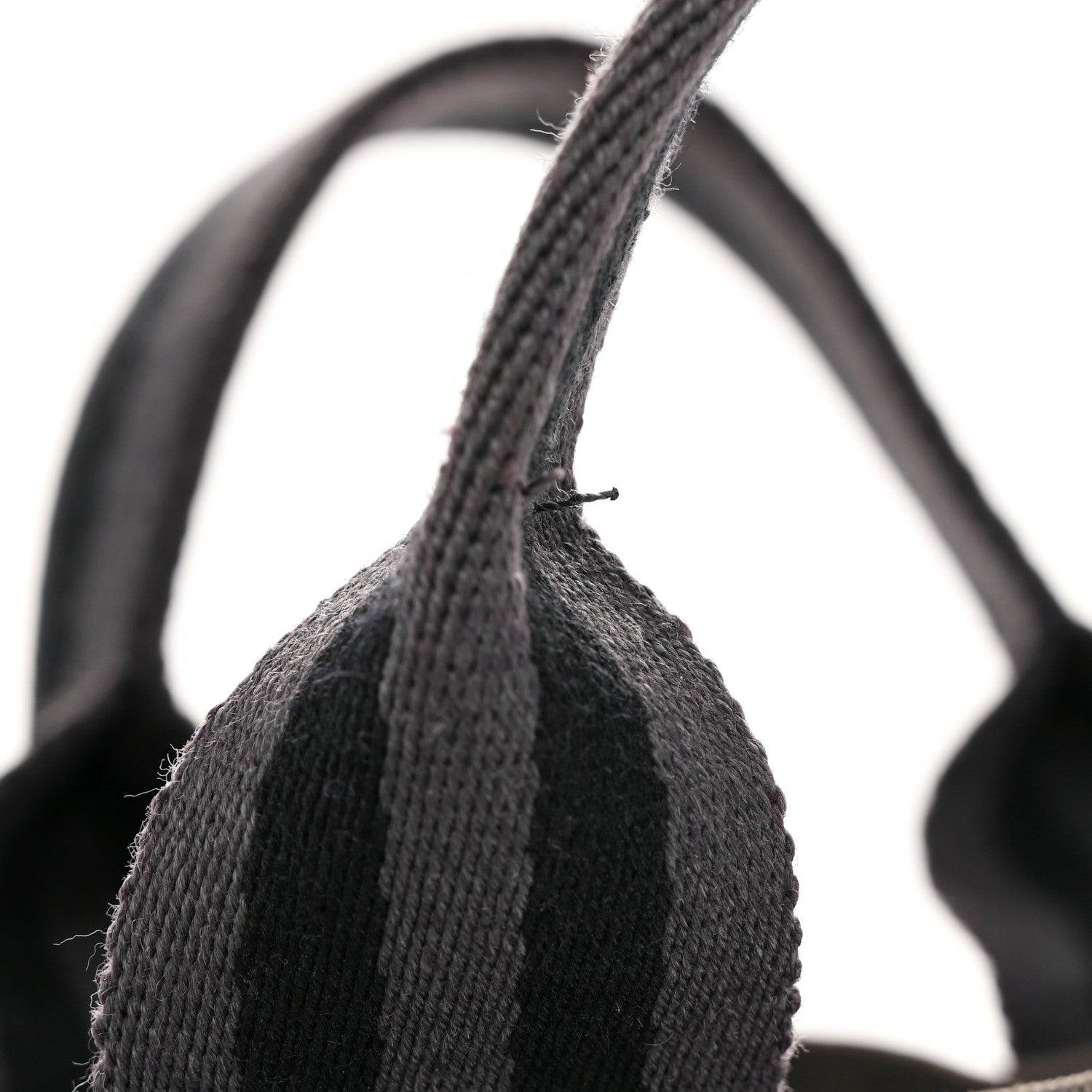 Hermes Canvas Tout Fourre PM Grey 11 of 12