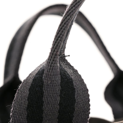 Hermes Canvas Tout Fourre PM Grey 11 of 12