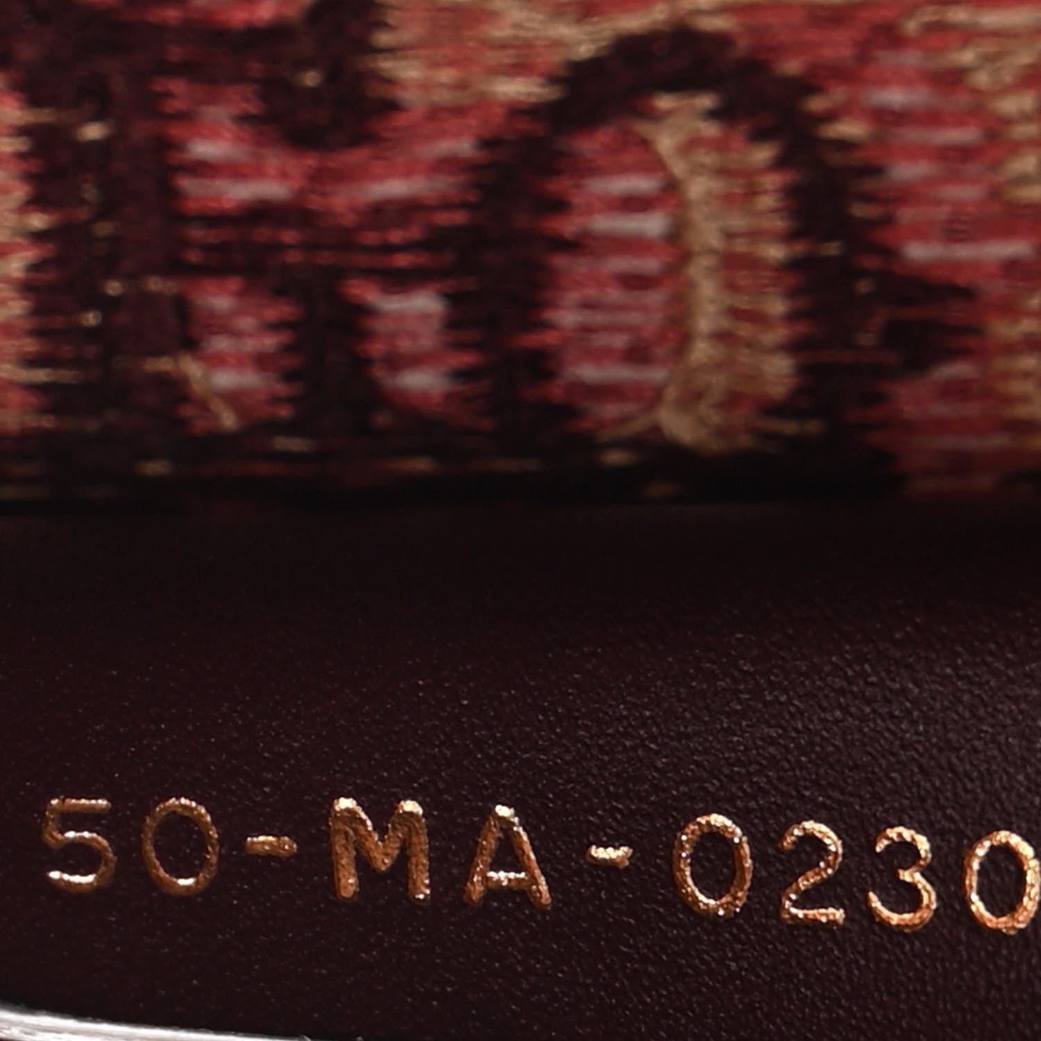 Christian Dior Oblique Large Book Tote Burgundy Multicolor 7 of 13