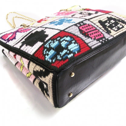 Chanel Lambskin Cross-Stitch Symbols Charms Bag 5 of 12