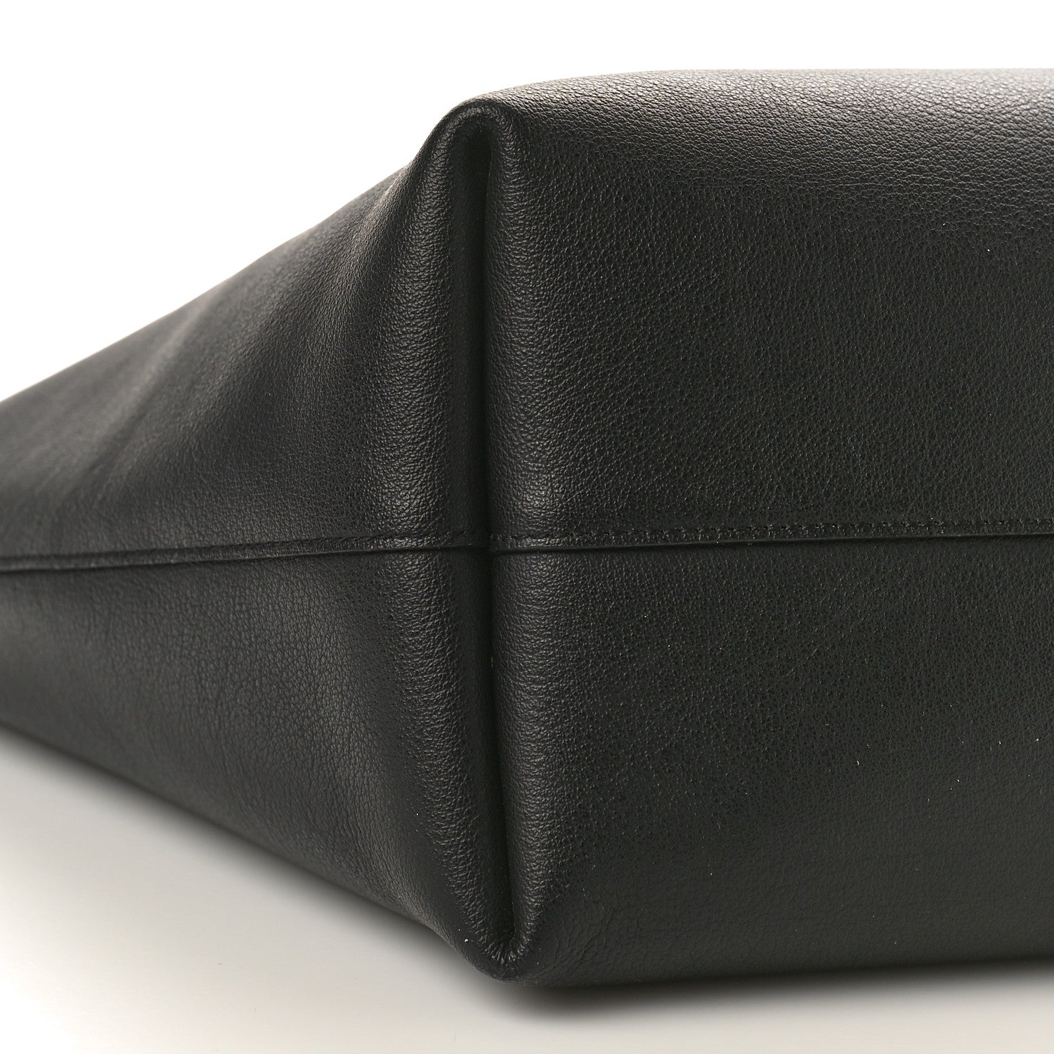 Saint Laurent Calfskin Large Shopping Tote Black 9 of 12