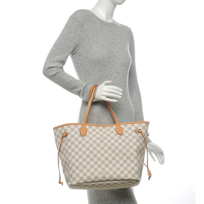 Louis Vuitton Damier Azur Neverfull MM 2 of 7
