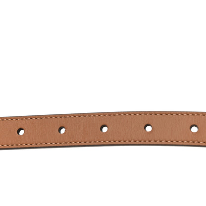 Gucci Moon Calfskin Double G 20mm Belt 75 30 Natural Tan 4 of 5