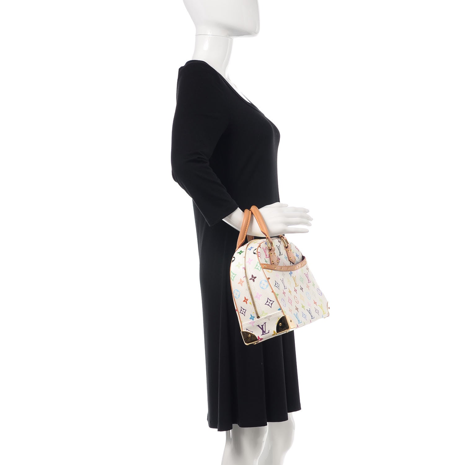 Louis Vuitton Monogram Multicolor Trouville White 2 of 10