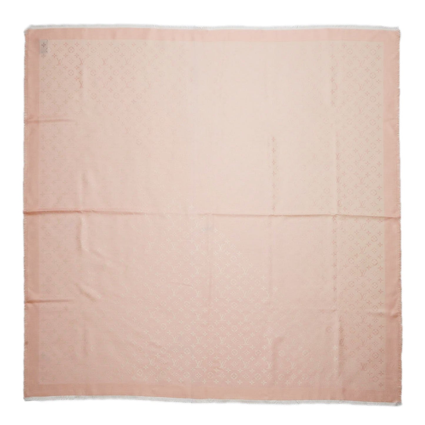 Silk Cotton Shine Monogram Sunrise Shawl