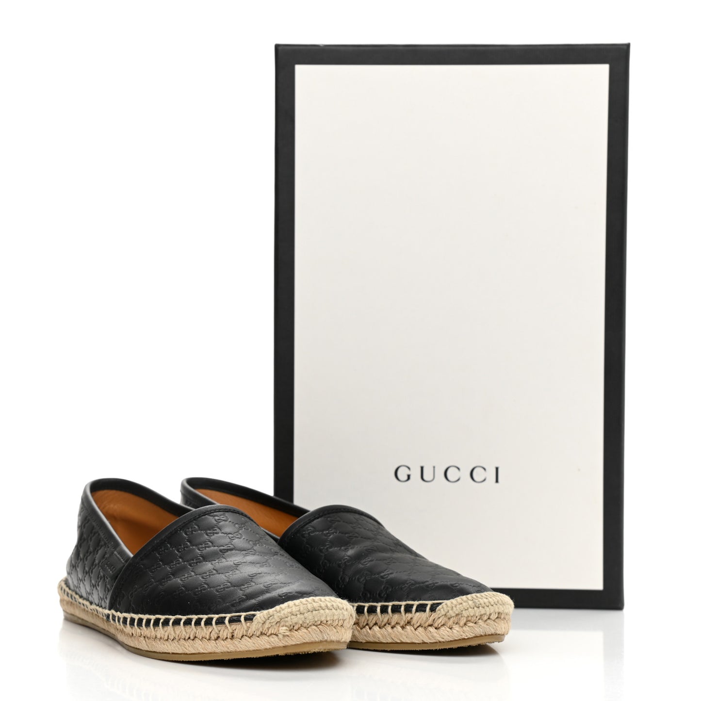 Microguccissima Signature Espadrilles 38.5 Black
