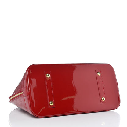 Louis Vuitton Vernis Alma GM Pomme D'Amour 4 of 9