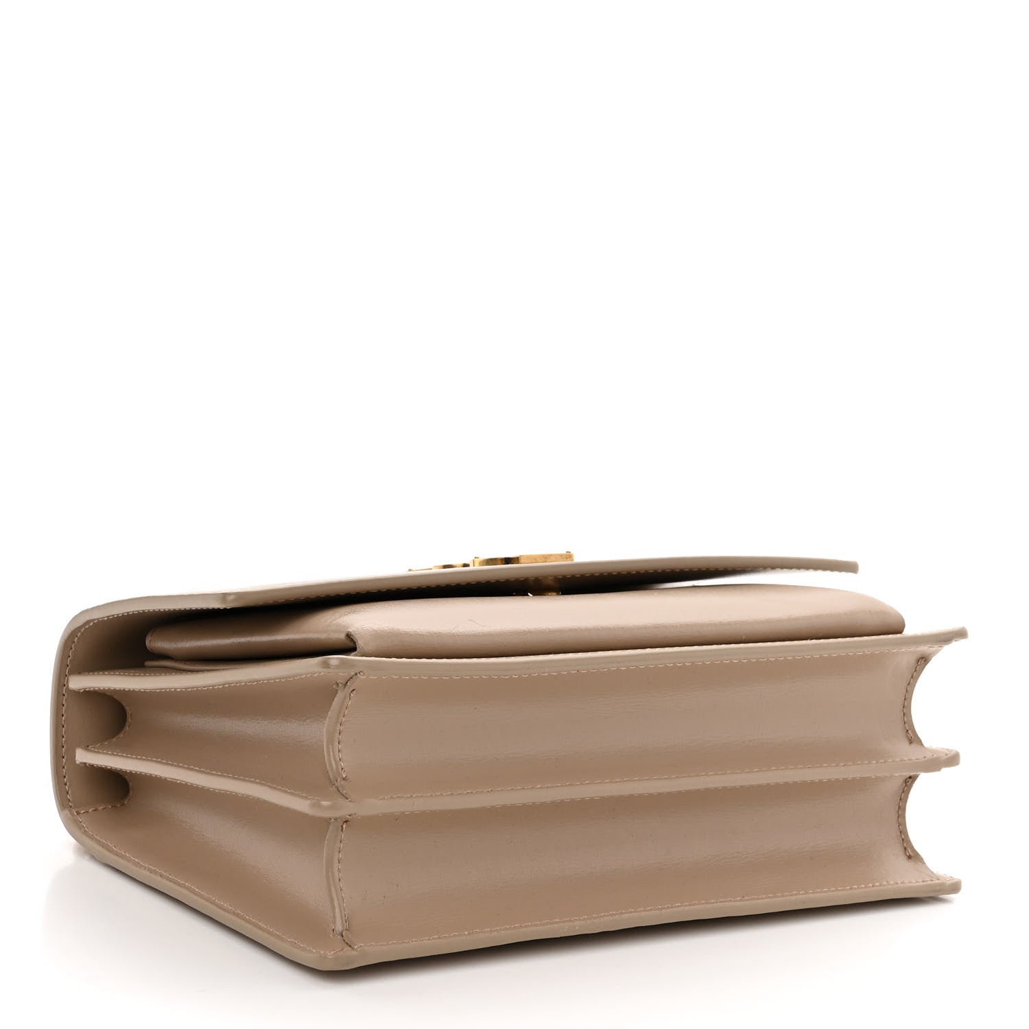 Saint Laurent Calfskin Medium Monogram Sunset Dark Beige 4 of 11