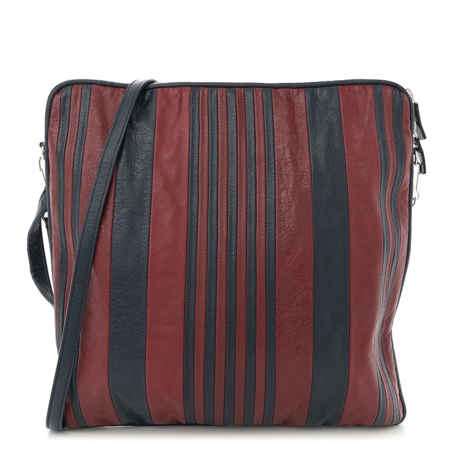 Agneau S Cushion Square Crossbody Dark Night Red