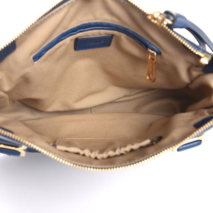 Chloe Natural Grain Calfskin Medium Marcie Nude Satchel Factory Blue 6 of 8