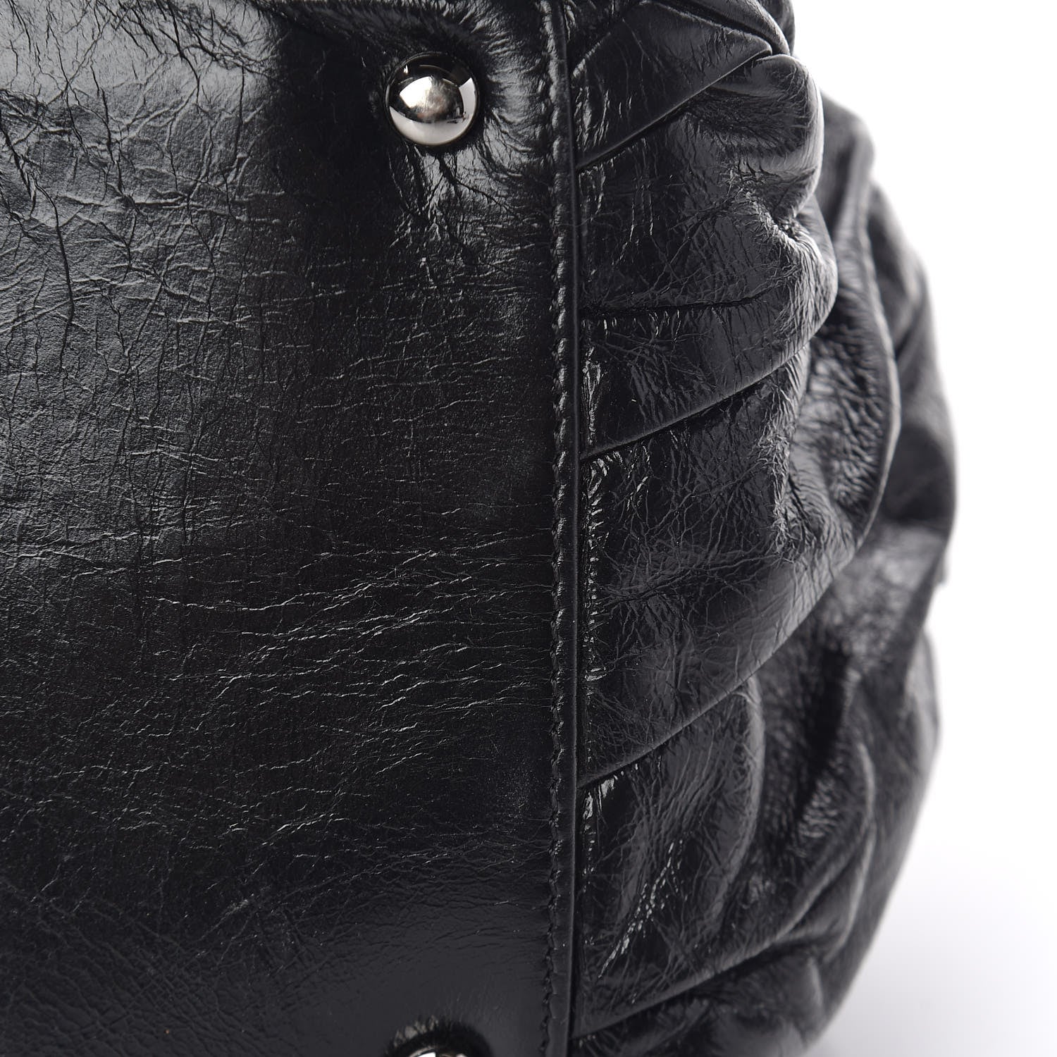 Chanel Glazed Calfskin Twisted Tote Black 15 of 15