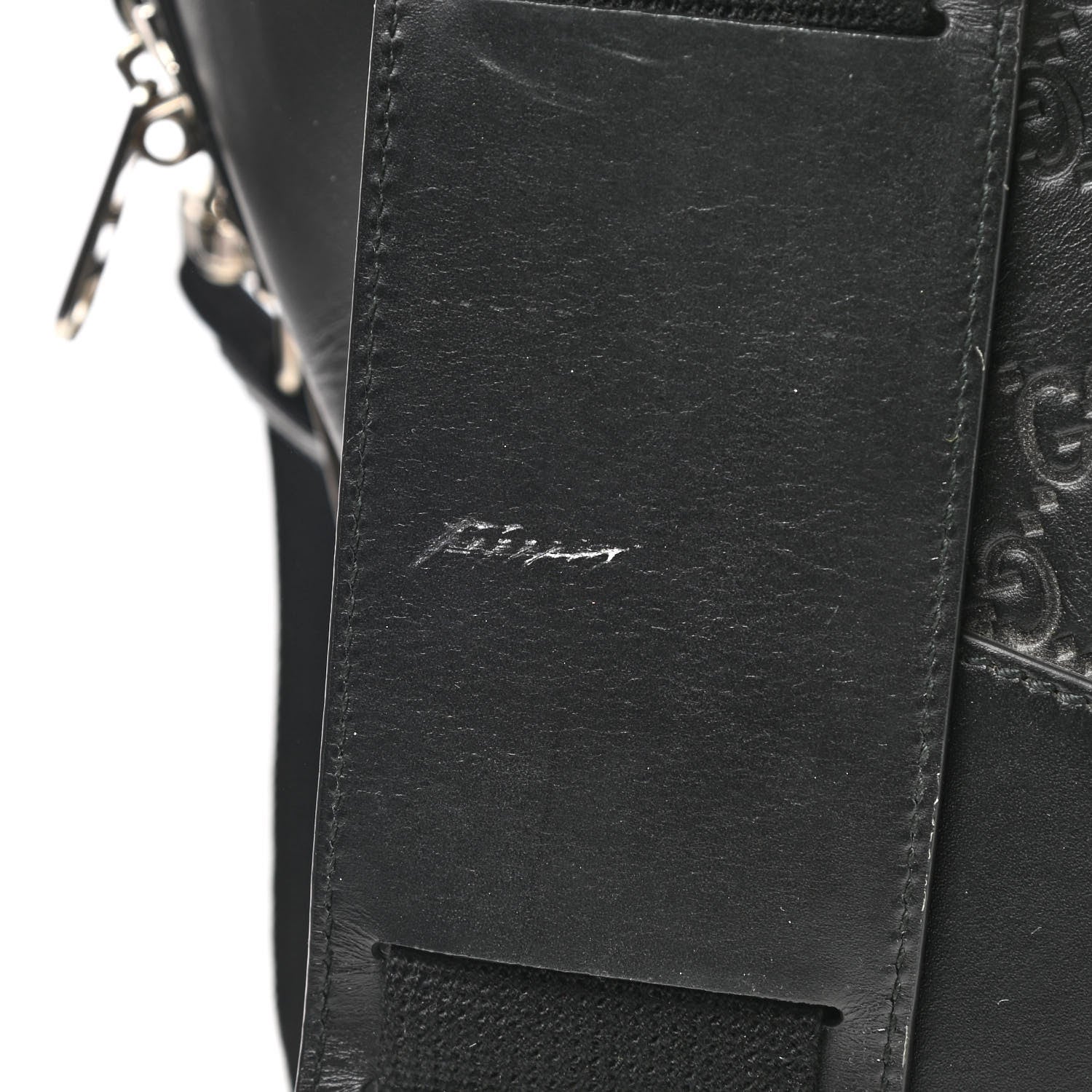 Gucci Guccissima Signature Large Duffle Black 11 of 17
