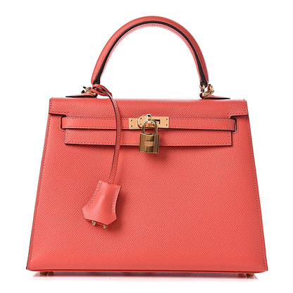 Hermes Epsom Kelly Sellier 25 Rose Jaipur 1 of 38
