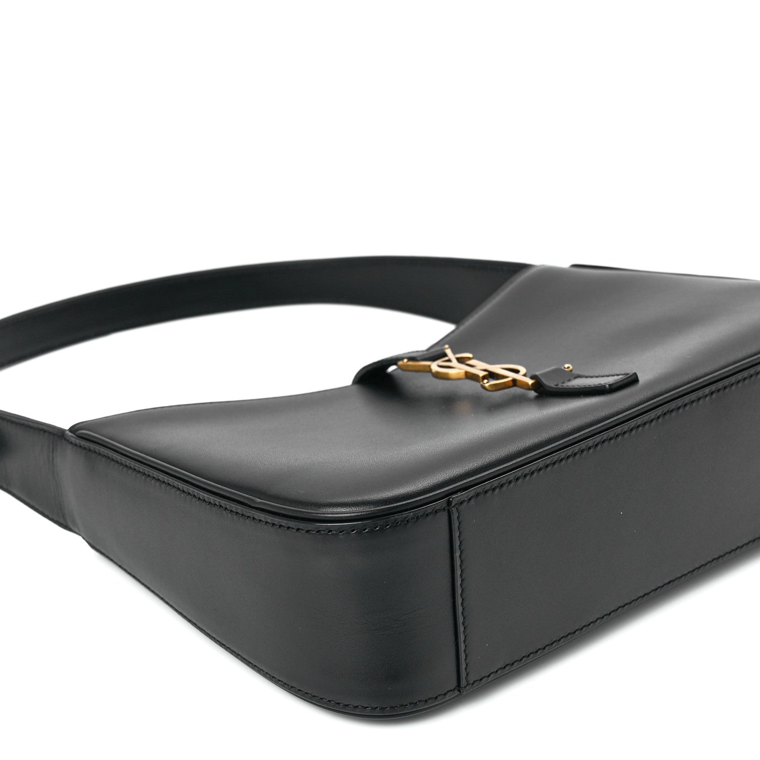 Saint Laurent Smooth Calfskin Le 5 A 7 Hobo Black 10 of 11