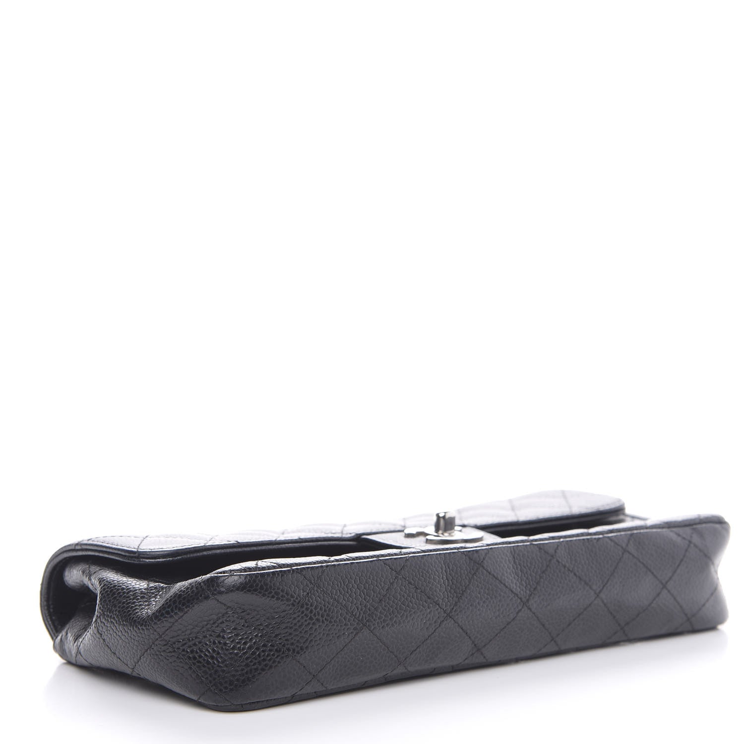 Chanel Caviar Quilted East West Flap Black 4 of 12