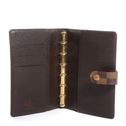 Louis Vuitton Damier Ebene Small Ring Agenda Cover 5 of 7