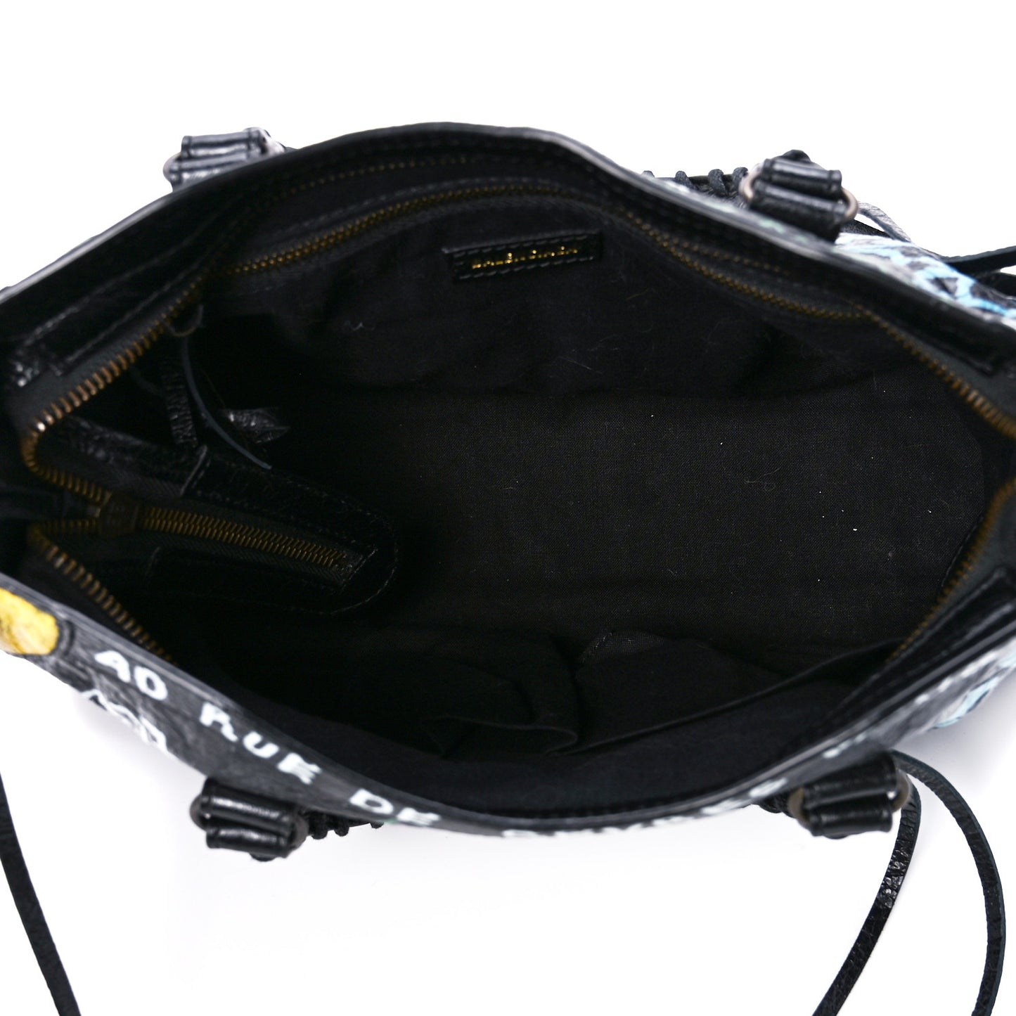 Agneau Graffiti All Over Classic Hardware S City Black Multicolor