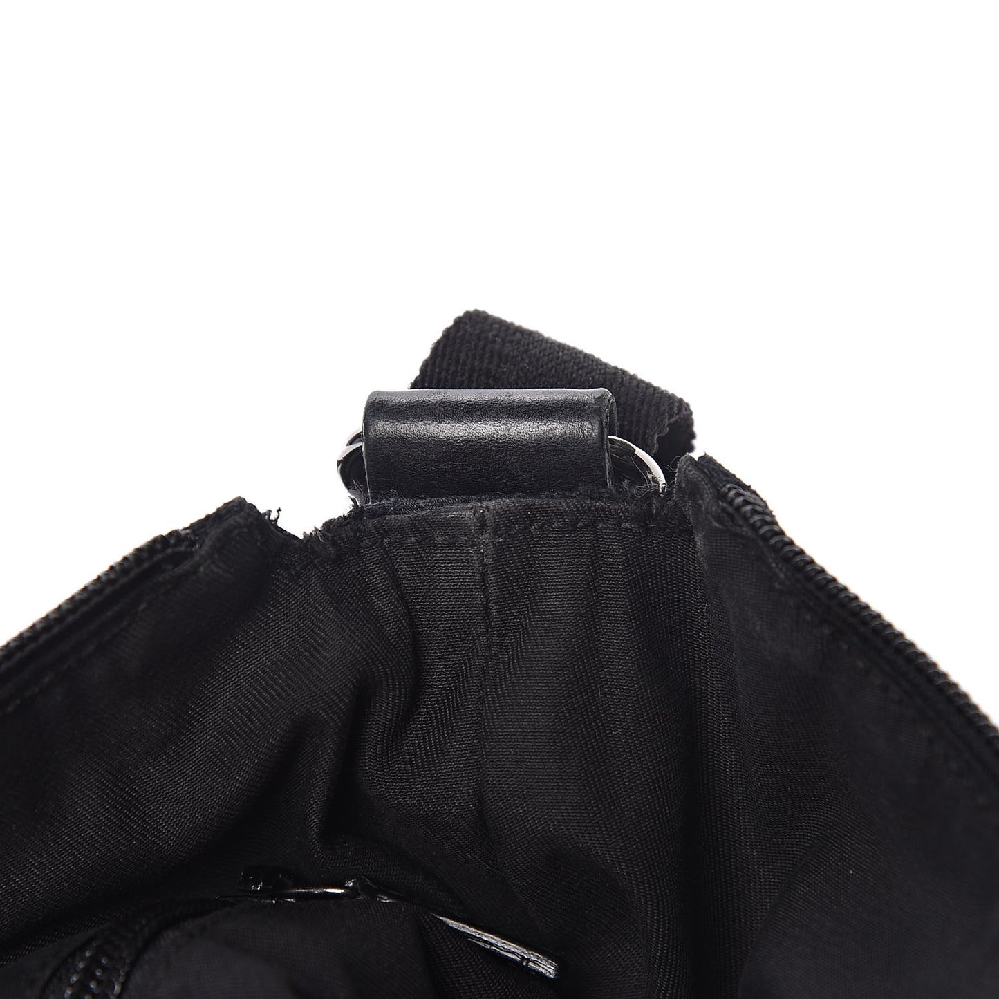 Monogram Calfskin Perforated Medium Flat Messenger Bag Black