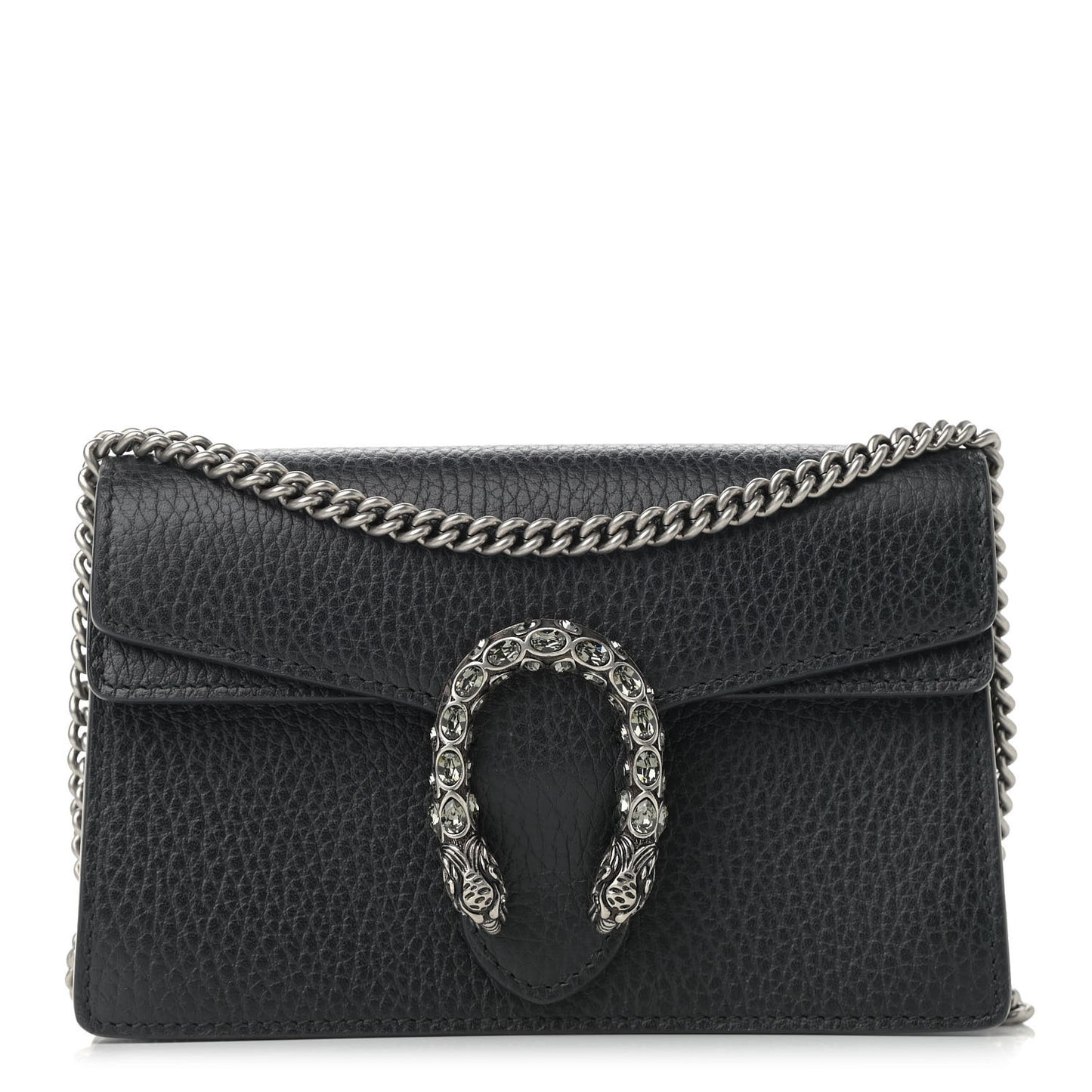 Calfskin Super Mini Dionysus Shoulder Bag Black