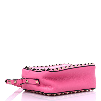 Valentino Garavani Pebbled Calfskin Rockstud Camera Crossbody Bag Peony 4 of 6