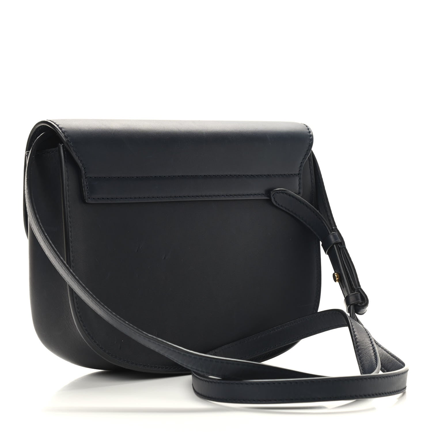 Saint Laurent Smooth Calfskin Monogram Medium Kaia Satchel Deep Marine 3 of 11