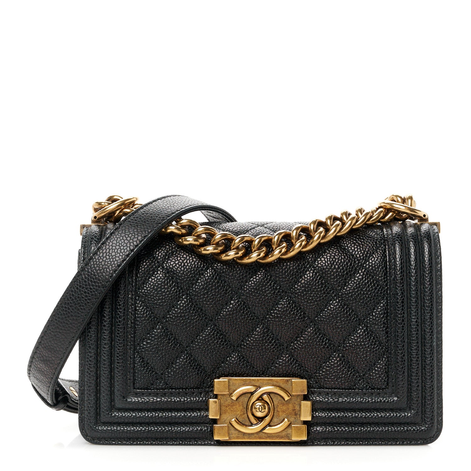 Chanel Caviar Quilted Small Boy Flap Black 1 of 11