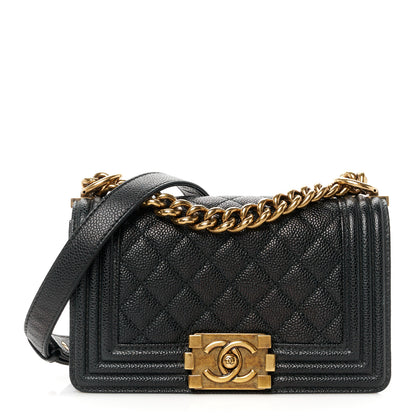 Chanel Caviar Quilted Small Boy Flap Black 1 of 11