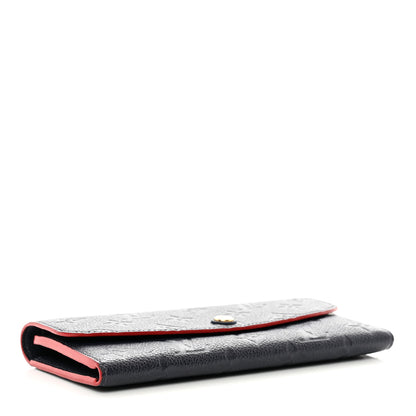 Louis Vuitton Empreinte Emilie Wallet Marine Rouge 4 of 6