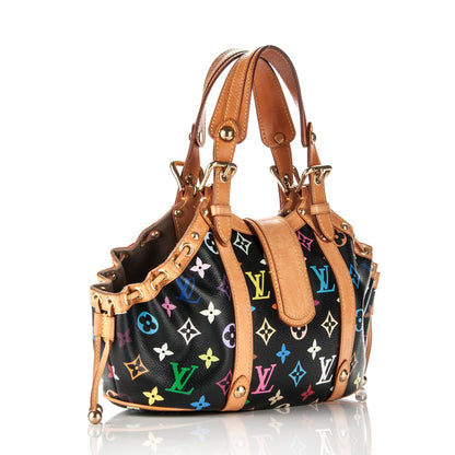 Louis Vuitton Monogram Multicolor Theda GM Black 3 of 8