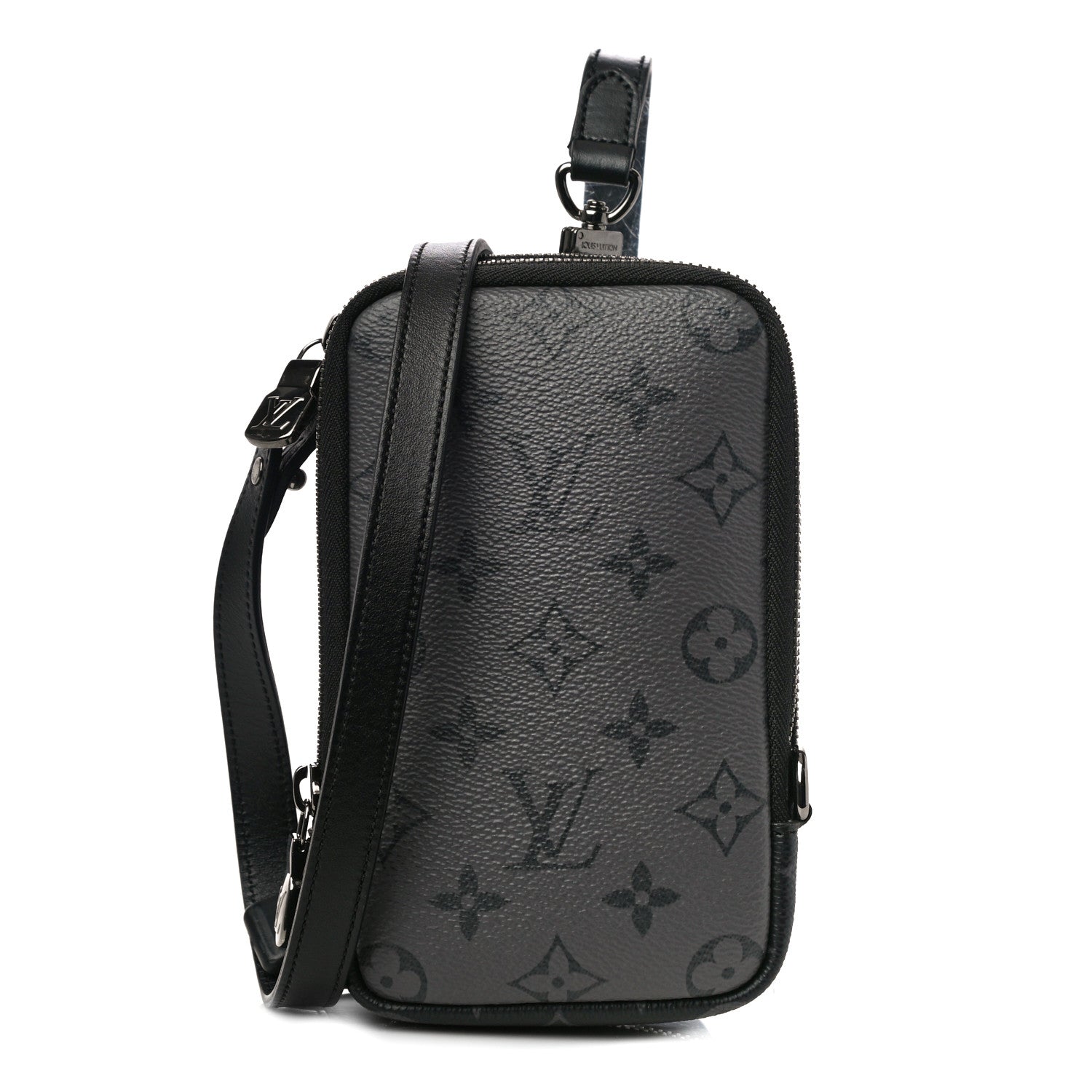 Louis Vuitton Monogram Eclipse Reverse Double Phone Pouch 2 of 10
