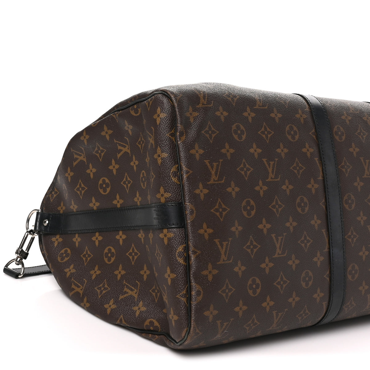 Louis Vuitton Monogram Macassar Keepall Bandouliere 55 8 of 9