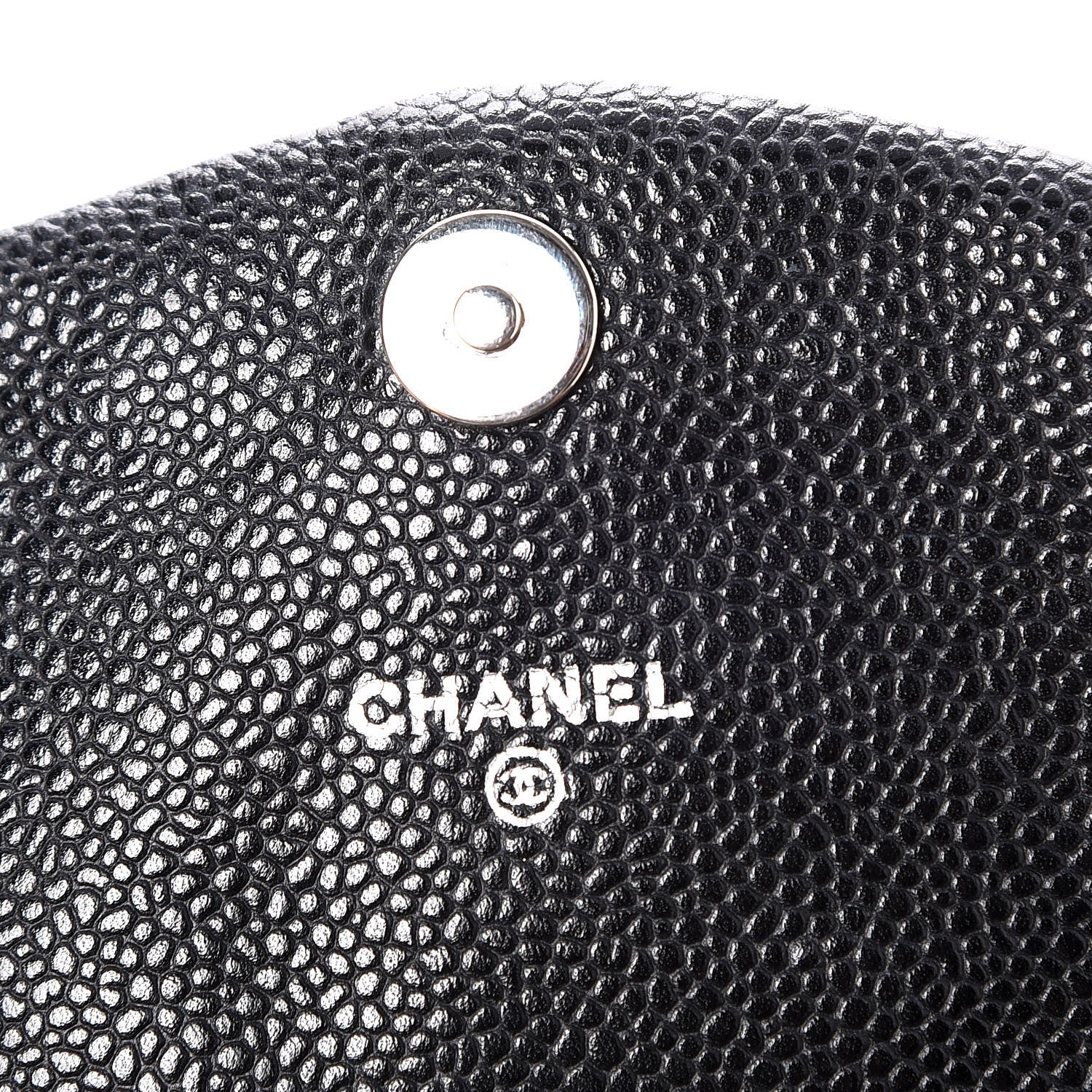 Chanel Caviar Half Moon Wallet On Chain WOC Black 5 of 8