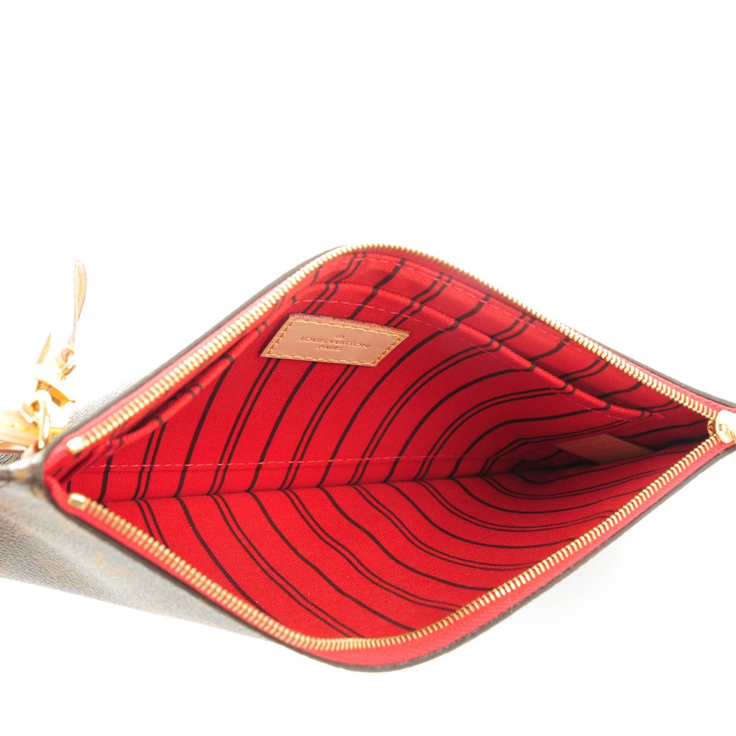 Monogram Neverfull MM GM Pochette Cherry