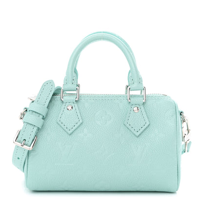 Louis Vuitton Empreinte Monogram Nano Speedy Pearly Lagoon Turquoise 1 of 10