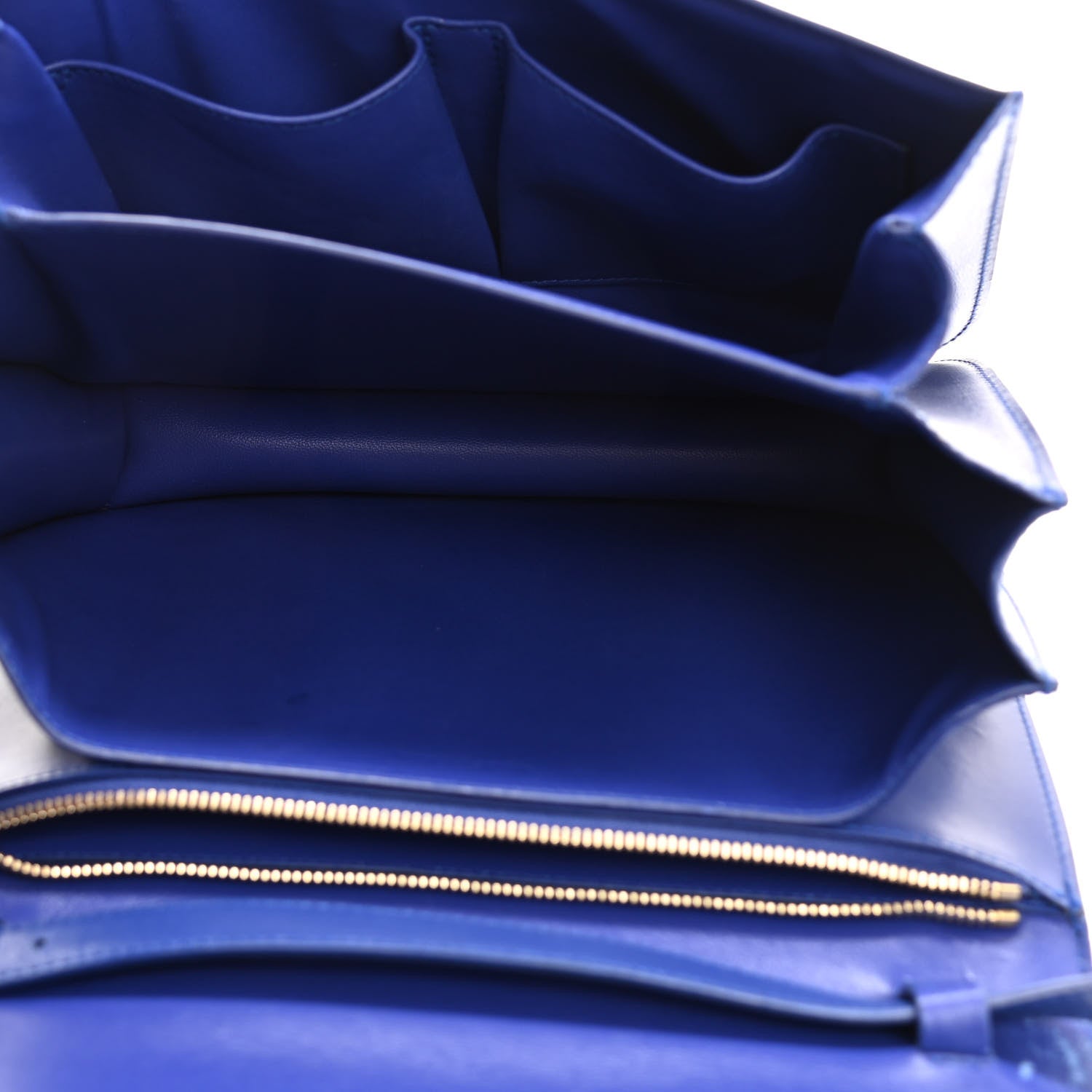 Celine Box Calfskin Medium Classic Box Flap Bag Indigo 5 of 14