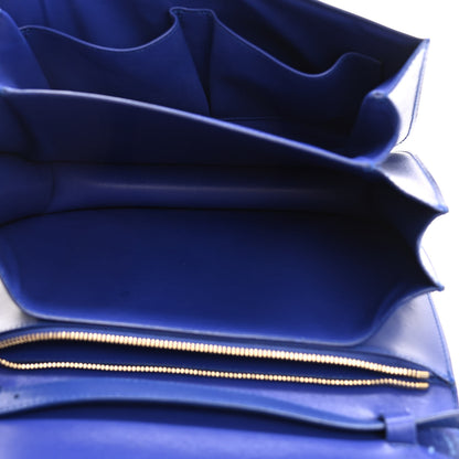 Celine Box Calfskin Medium Classic Box Flap Bag Indigo 5 of 14