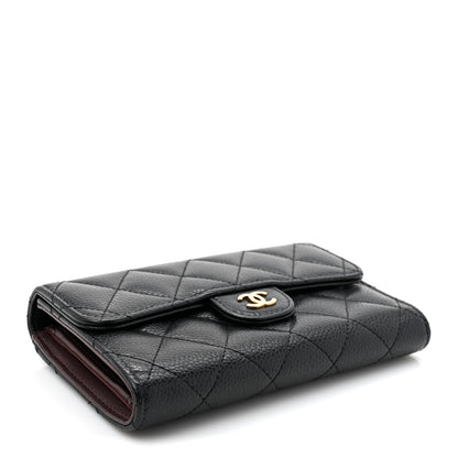Chanel Caviar Quilted Medium Flap Wallet Black 4 of 10