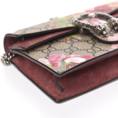 Gucci GG Supreme Monogram Blooms Super Mini Dionysus Shoulder Bag Beige Multicolor Dry Rose 7 of 12