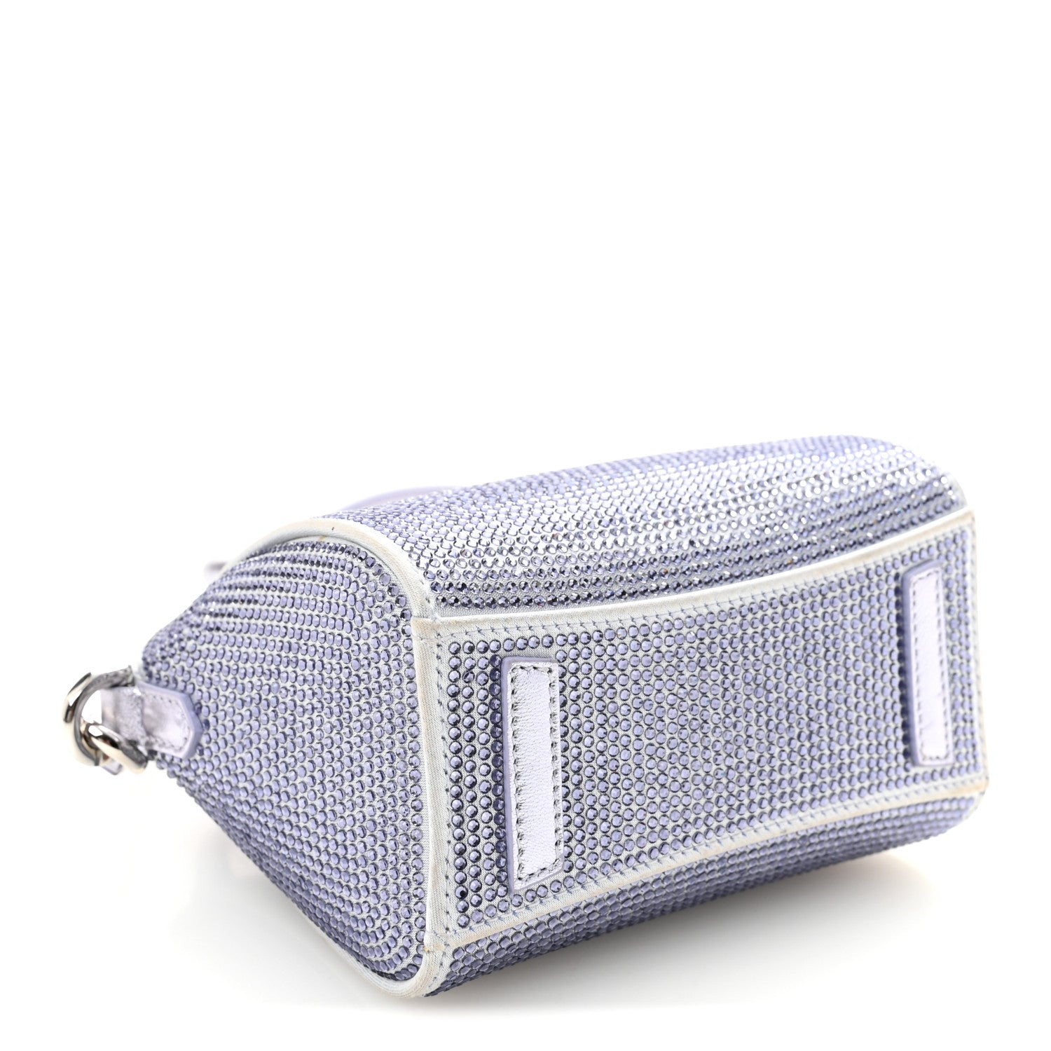 Givenchy Lambskin Satin Strass Micro Antigona Lavender 1881617